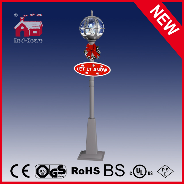 (LV30175W-SSS00) Ball Shape Street Light with Snowflake Patterns for Christmas