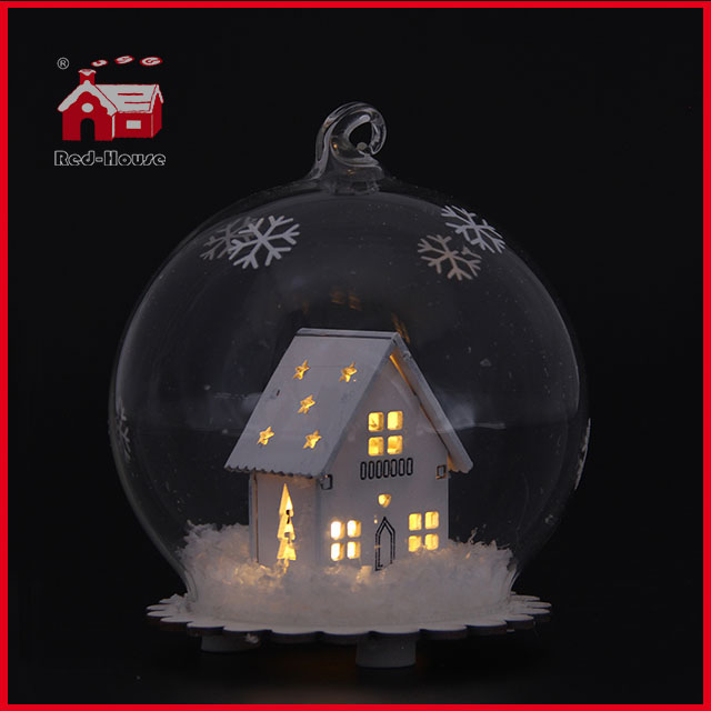 Multi Inside Designs LED Christmas Decoration Glass Balloon Decoration Glass Christmas Decoration Glass Giftware