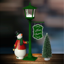 Merry Christmas To You!Cute Desk Lamp with Falling Snow Wholesale