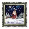 (WP038S1-WSW) Snowing Wall Art Christmas Gifts with Different Designs Inside and Music for House Decorating