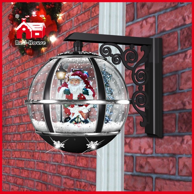 (LW30033C-HS11) New Classic Christmas Snowing Wall Lamp with LED Lights