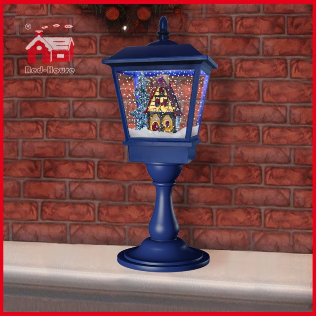 (LT27064M-B) Chinese Christmas Items Lighting Lamp Houses Decorations Inside