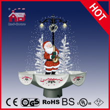 (118030U075-ST2-SS) Snowing Christmas Decorations with Umbrella Base