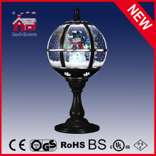 (LT30059H-HS10) Black Christmas Tabletop Lamp Top Lace Decoration