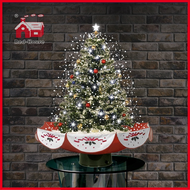 (18030U075-RS) Indoor Christmas Tree Top Star Colorful Ornaments Decoration