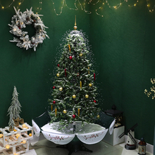 All Green New Style Snowing Christmas Tree with LED for Decoration