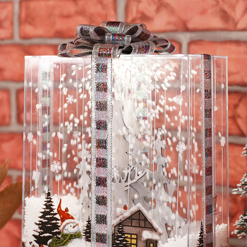 decoracion navidad bolsas de regalo christmas lantern snow globe magical xmas gifts