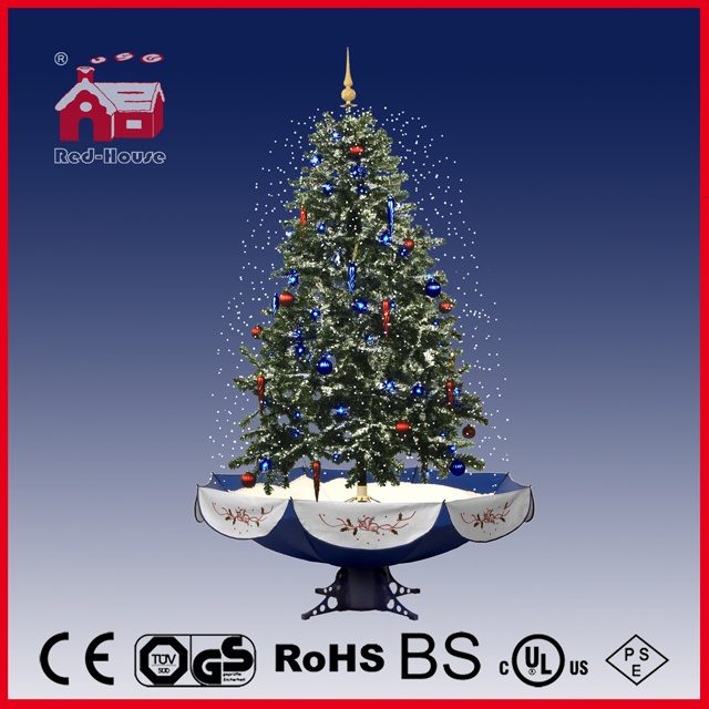 (40110U150-BS) High Quality Holiday Decoration Artificial Snowing Christmas Tree