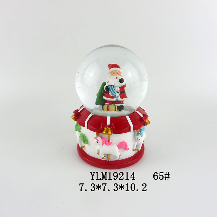 Resin Custom Made Christmas Water Polyresin Snow Globe