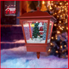 (LH27045-B-R) Plastic and Metal Hanging Lamp Santa Claus Decoration