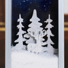 Interesting Xmas Decorations Led Christmas Lights Transparent Big Candle for Home Decor 