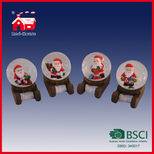 Christmas Souvenir Water Globe Santa Claus Water Ball with LED Lights