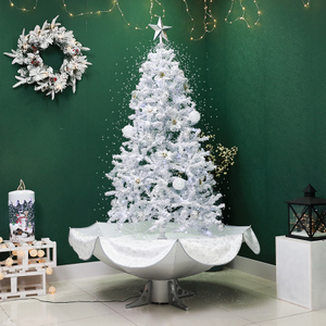 New Snow Christmas Tree with Lighting and Music 