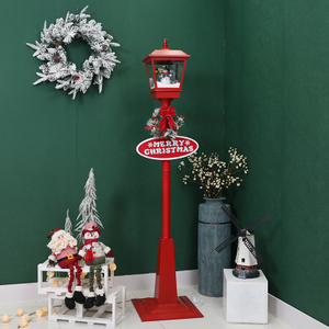 Cute Snowman Decoration Red Festival Street Lamp Holiday Gifts