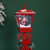 Rainproof Cardinal Christmas Snowing Streetlamp with Music 