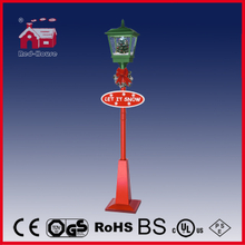 (LV180S-GR) Holiday Gifts Christmas Street Lamp with Bowknot Decoration