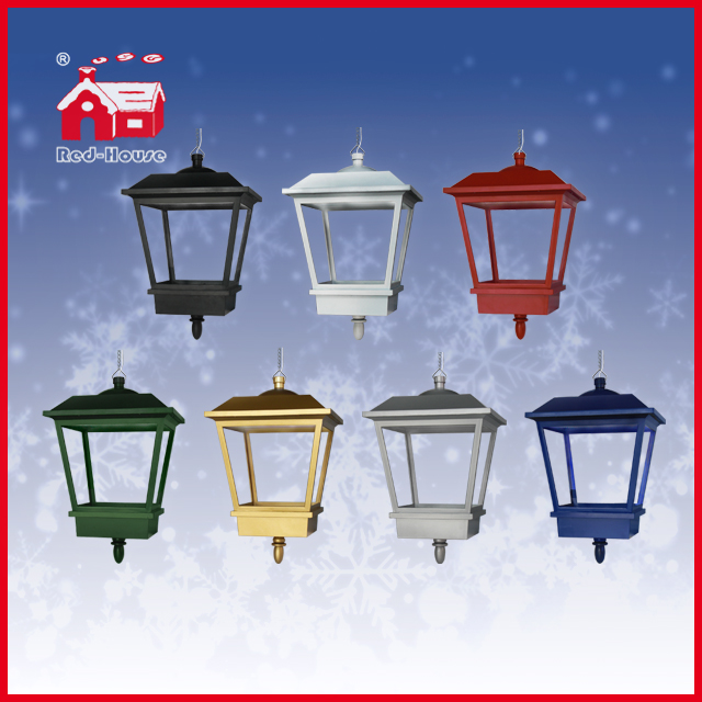 (LH27045-A-R) Painted Colorful Christmas LED Lamp with Snowflakes