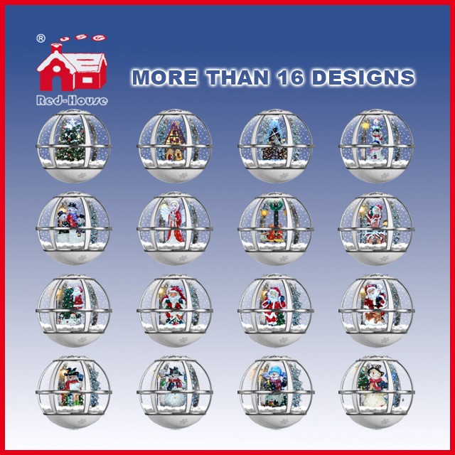 (LV30175D-RRR11) All Red Christmas Light Decorations for Street with Snow