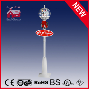 (LV30175C-WSW11) Snowing Christmas Decorative Street Light with LEDs and Top Lace