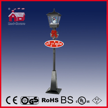 (LV180H-HH) New Design Black Christmas Street Lamp with Snow Flakes
